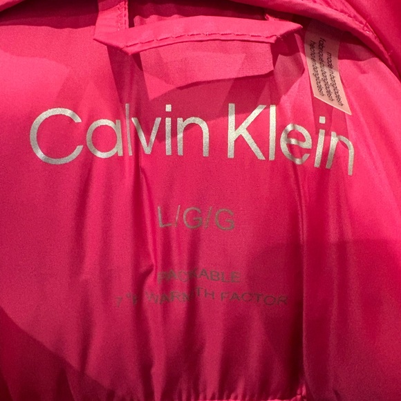 Calvin Klein Packable Lightweight Puffer Coat - Size Large - Picture 7 of 10